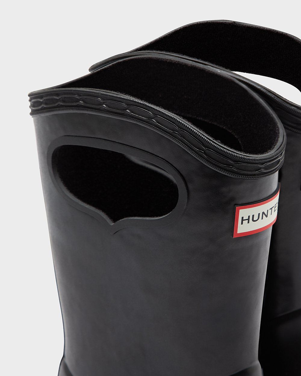 Galochas Hunter Criança Pretas - Original First Classic Grab Handle - 86MDPTOQJ